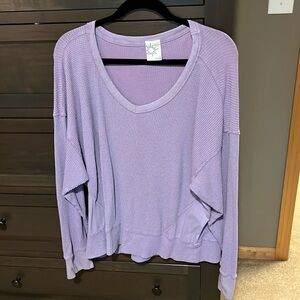 Aerie offline waffle long sleeved tee.